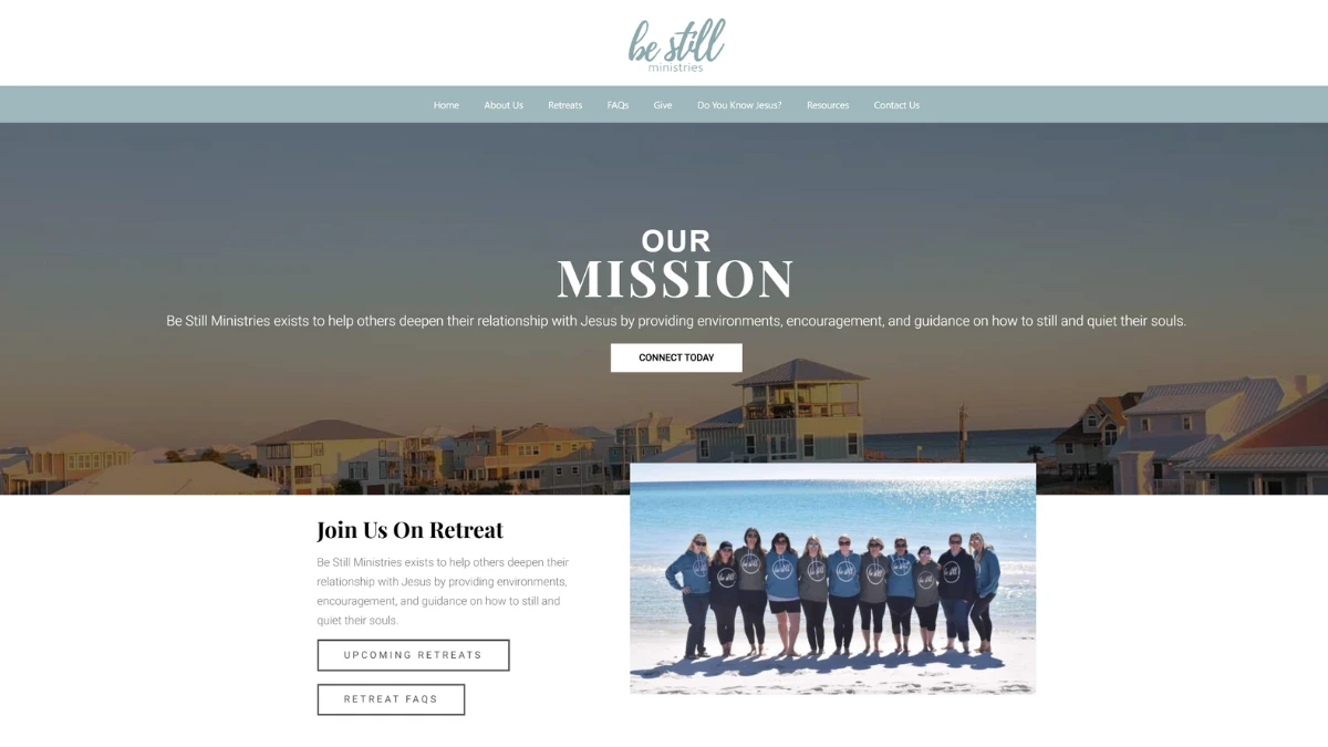Be Still Ministries Website